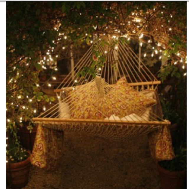 backyard hammock setup  photo - 1
