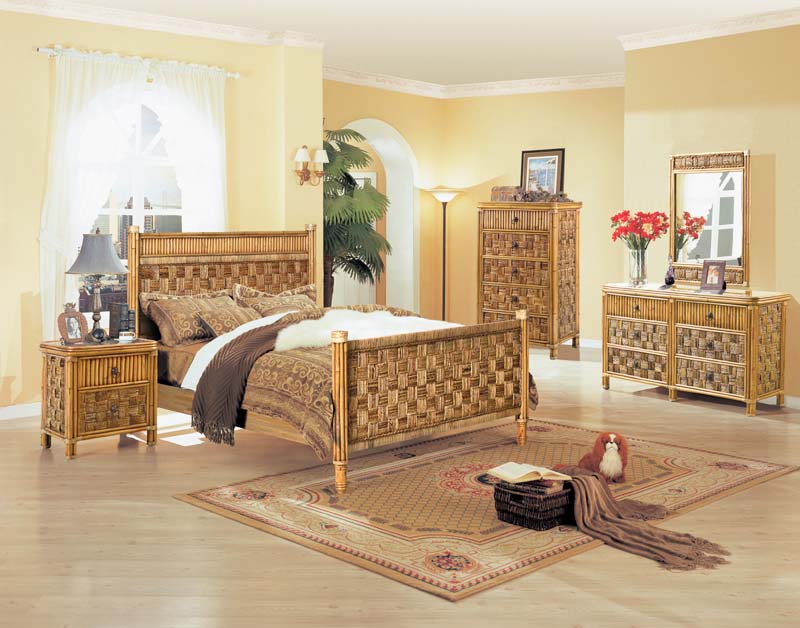 Bedroom Wicker or rattan furniture