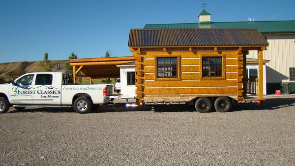 build a cabin on a trailer frame  photo - 3