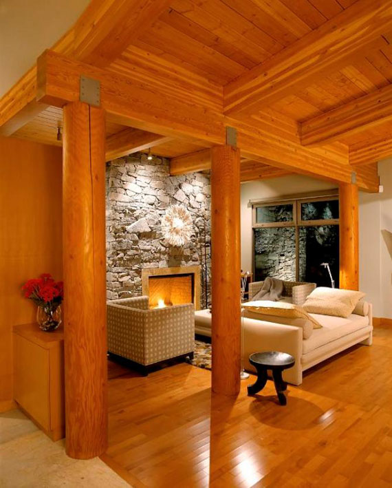 cabin style homes interior  photo - 3