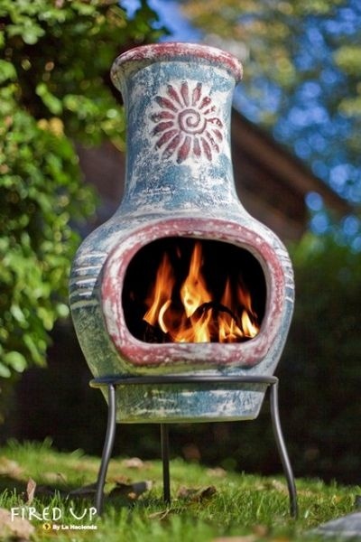 clay fire pits chimineas 