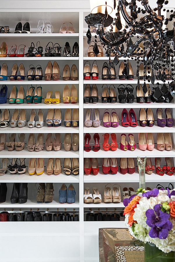 closet shoe shelf ideas 