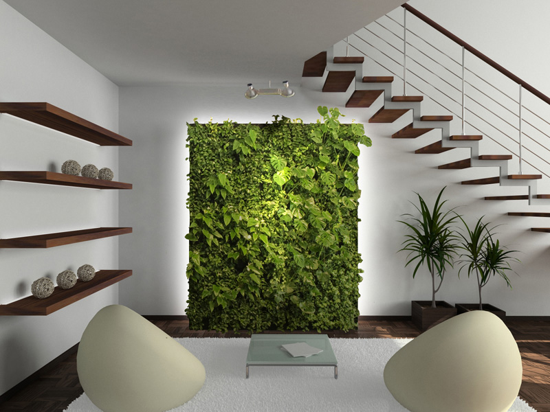 Interior Design Green Wall