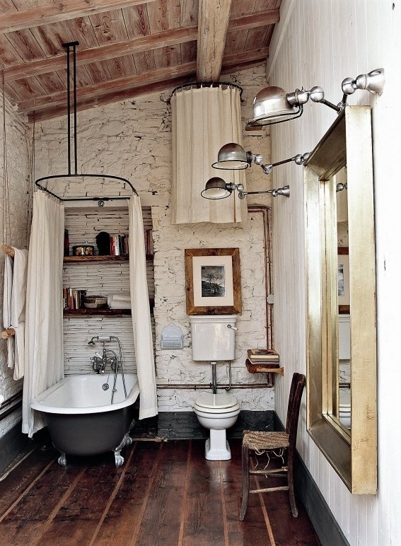 Spa Bathroom Design Ideas Industrial Chic photo - 1