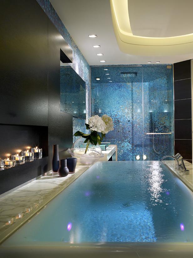 Spa Bathroom Design Ideas Romantic Master Bath photo - 2