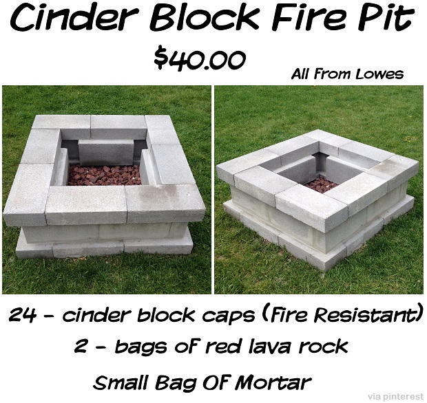 Building A Cinder Block Fire Pit, Cinder Block Fire Pit Explode