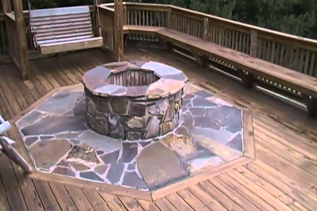 Building A Deck Fire Pit Design And Ideas, Built In Fire Pit On Deck