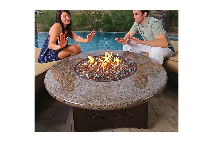 Fire Pits Glass Beads Design And Ideas, Propane Fire Pit With Glass Beads