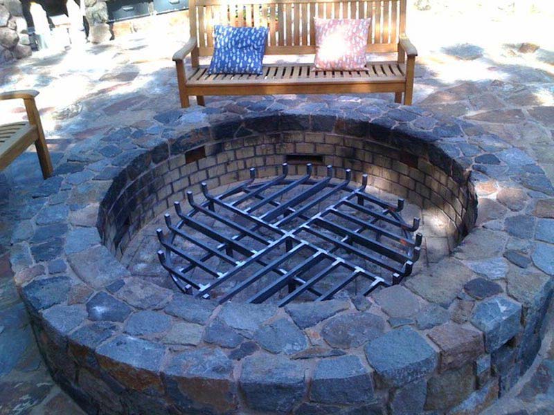 Large Fire Pit Grate Design And Ideas, How To Make Fire Pit Grate