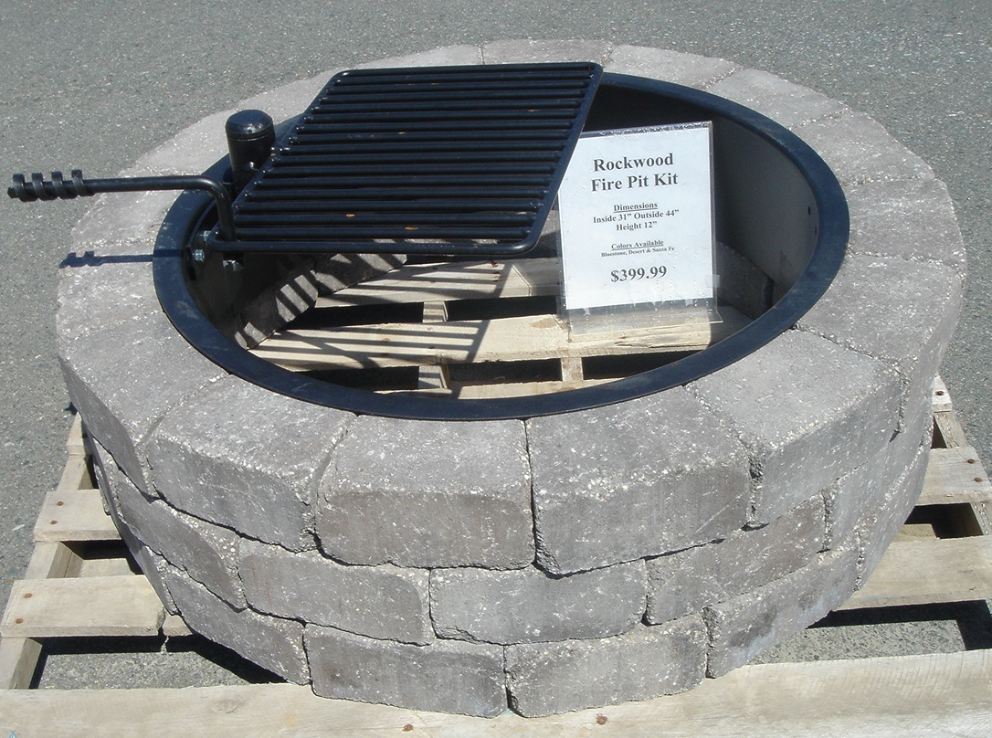 Large Fire Pit Ring Insert Design And, Rockwood Steel Insert And Cooking Grate For Ring Fire Pit