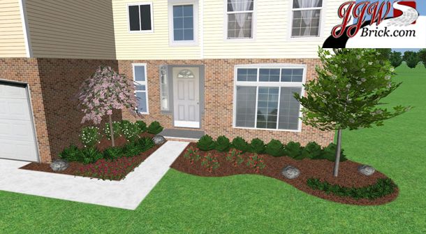 Ideas For Low Maintenance Landscaping, How To Landscape Front Of House Low Maintenance